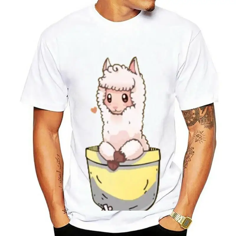 

Футболка женская свободного покроя, 100% хлопок, модная Повседневная рубашка с мультяшным принтом, с карманами, топ, большие размеры, на лето