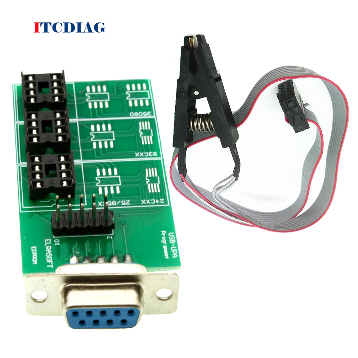 Программатор для настройки микросхем UPA USB 1 3 V1.3 адаптер с SOP8 SOIC8 зажим 24CXX и 25 / 95XXX