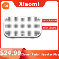 new xiaomi redmi xiaoai speaker play bluetooth 4 2 mi subwoofer 2 4g hz 1 75 inch voice remote control music player for android