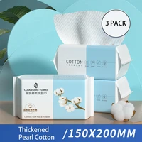 330 sheets soft thick disposable towel facial cleansing cotton tissue wet dry multi use wipes makeup remover towel for skincare