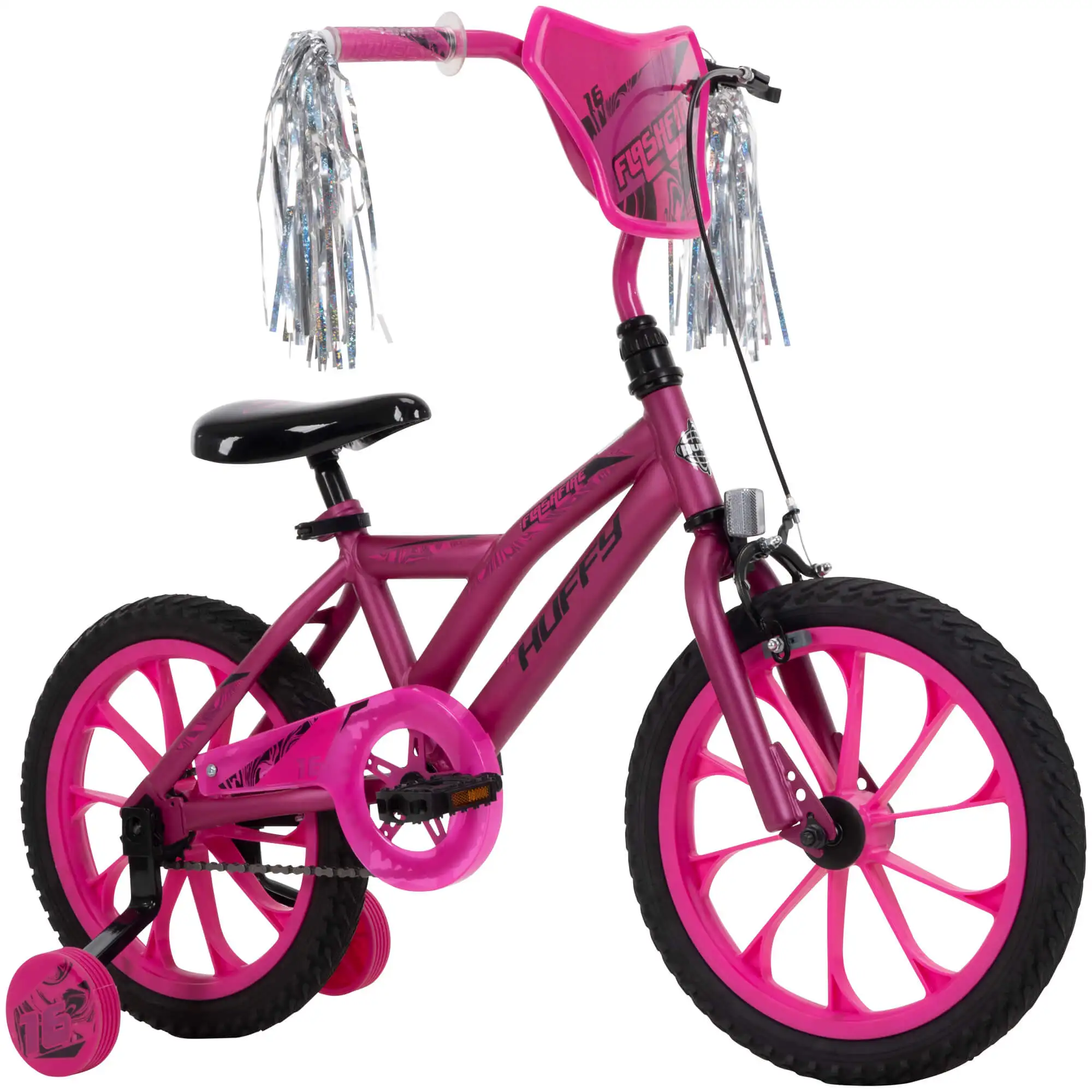 

16" Flashfire Girls' Bike for Kids, Purple / Pink
