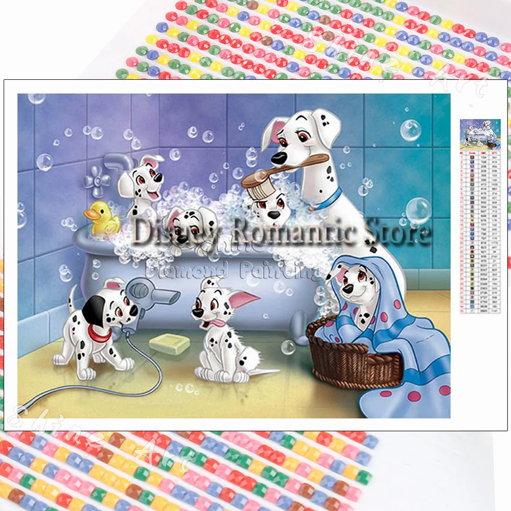 

Алмазная живопись 5D, Disney 101, далматинцы, набор для мозаики своими руками, вышивка ручной работы стразы, искусство, домашний декор