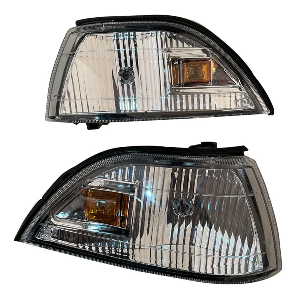 Передний бампер автомобиля левый и правый уголки лампа для Toyota Corolla AE92 1988