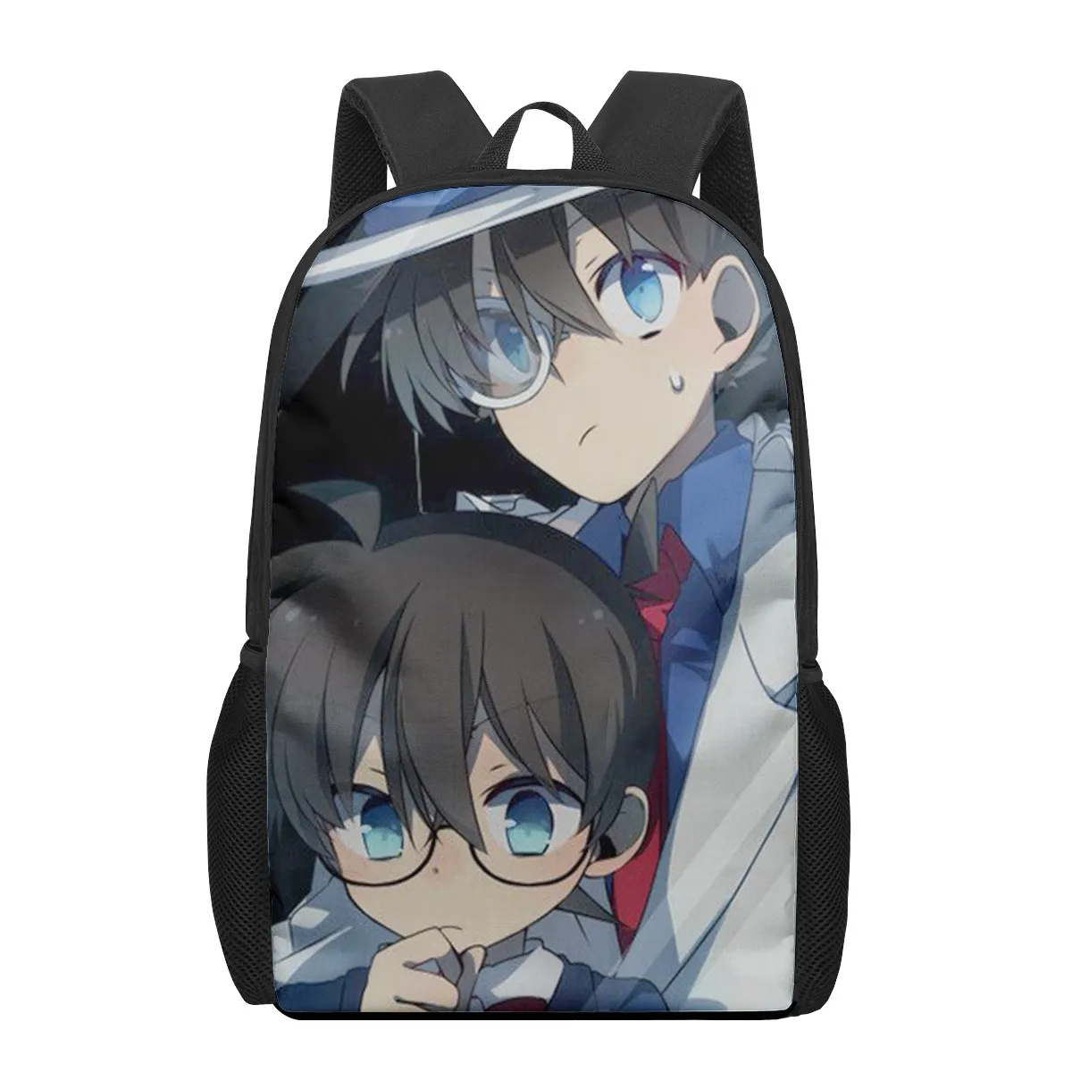Detective Conan Anime School Bags For Boys 3D Print School Kids Bag Kindergarten Backpack Girls Child Bookbag Mochila Escolar
