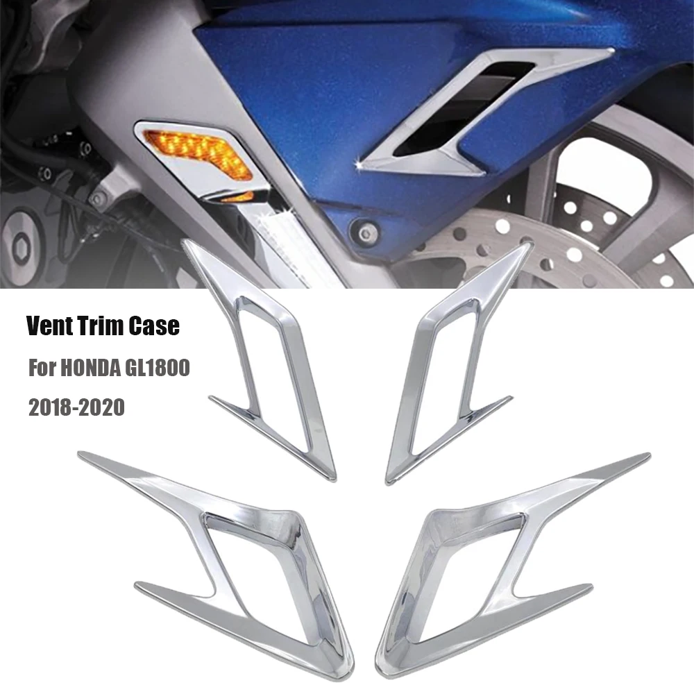 

Front Fender Vent Trim Kit in+Side Panel Vent Trim Kit in One set For HONDA Golden Wing GL 1800 GL1800 2018-2020