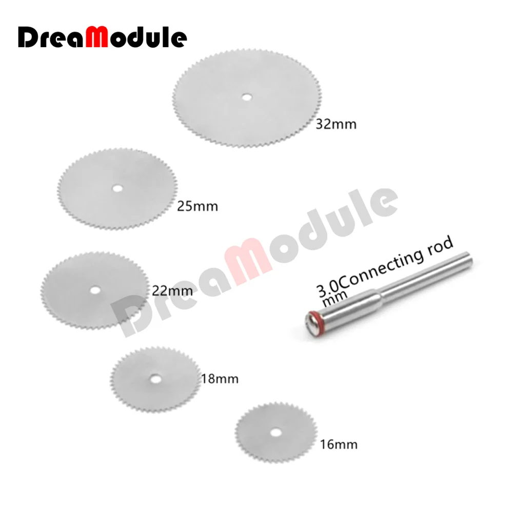 

6PCS High-speed Steel Cutting Blade Wood Plastic Cutting Can Saw Metal Electric Grinding Saw Blade High-speed Steel Saw Blade