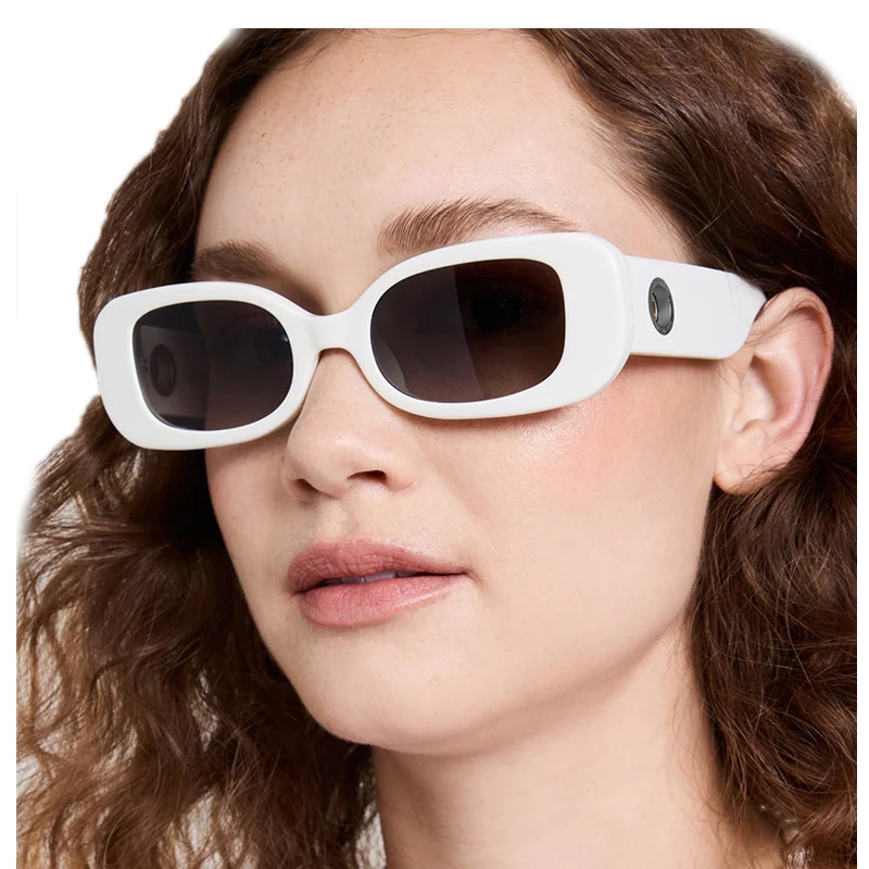 

Солнцезащитные очки женские, брендовые Дизайнерские Модные Винтажные прямоугольные солнечные очки в стиле ретро, популярные цветные квадр...