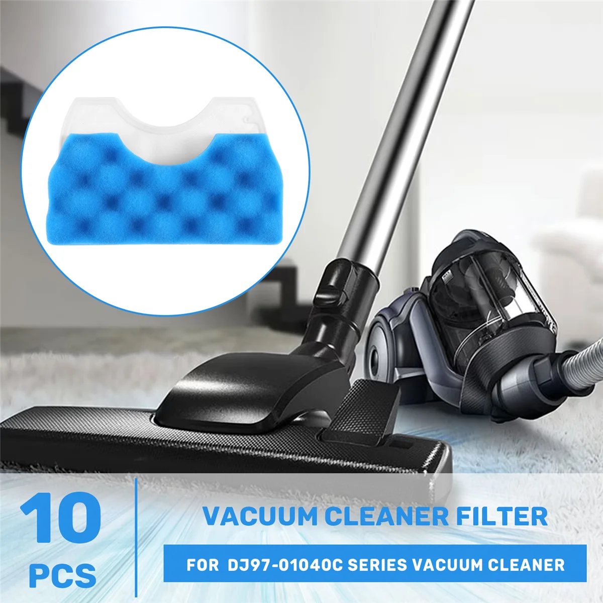 10 комплектов голубой Губчатый Фильтр белый Хлопковый фильтр для печени детали