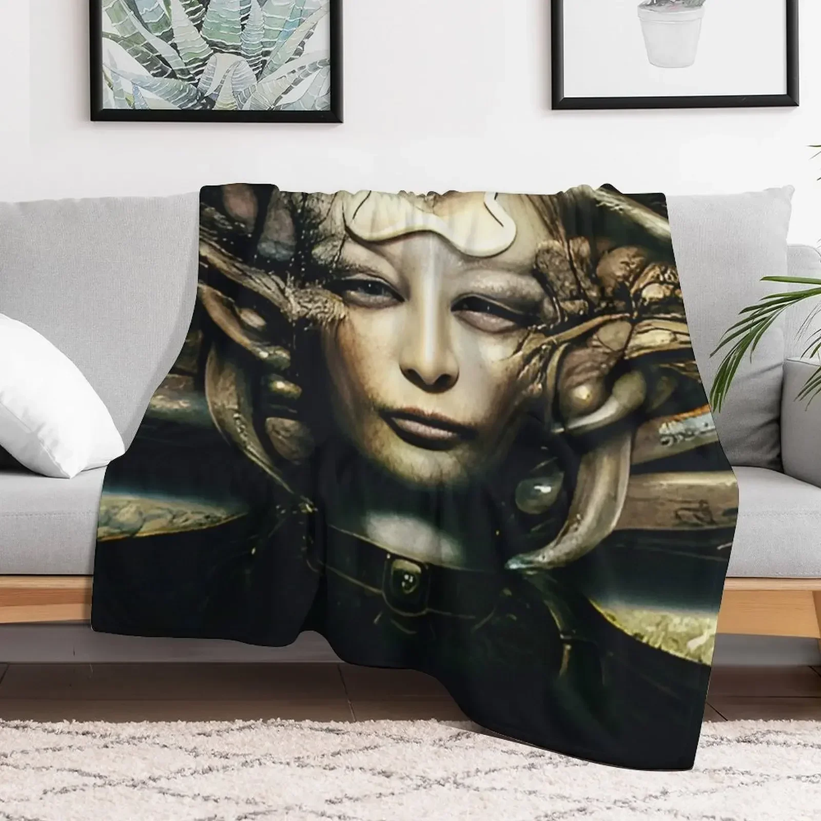 HR Giger Xenomorph женское одеяло подарок на день Святого Валентина идея для Хэллоуина