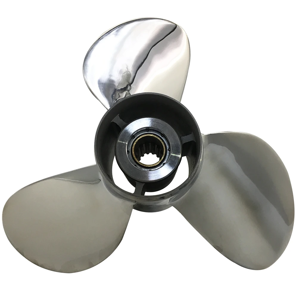 Гребной винт Captain Propeller 11x17 для подвесных двигателей Suzuki DT35C DT40 DT50 DF40A DF50 DT40 DT55 DT65, 3-лопастной, 13 шлицов. (art.: 3920dcedb5405) - 3920dcedb5405