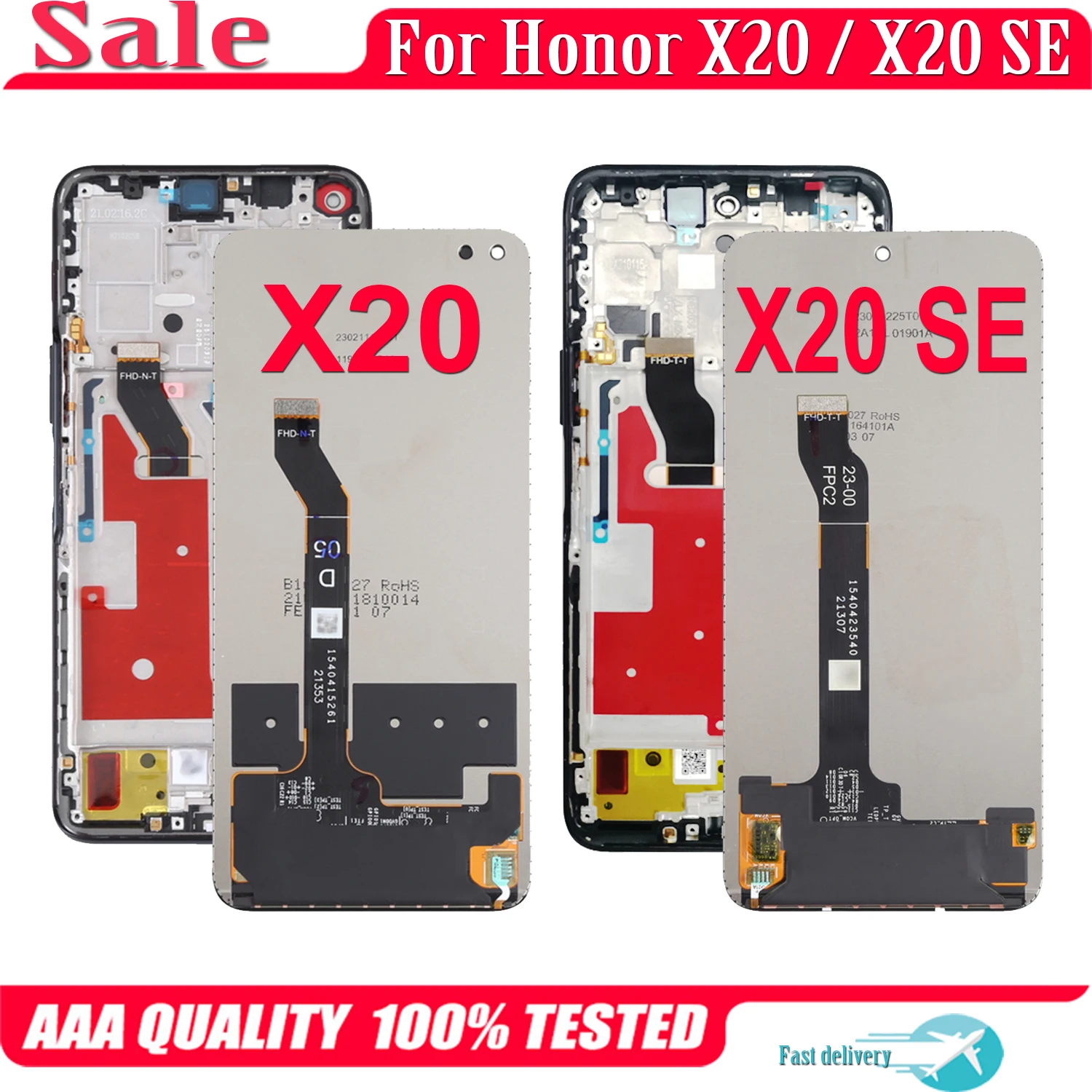 

Оригинальный сенсорный ЖК-дисплей для Huawei Honor X20 SE X20SE NTN-AN20