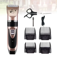 1 set pet hair cutter tool kit special pet clipper set usb electrical pet grooming tool kit portable pet hair trimmer set
