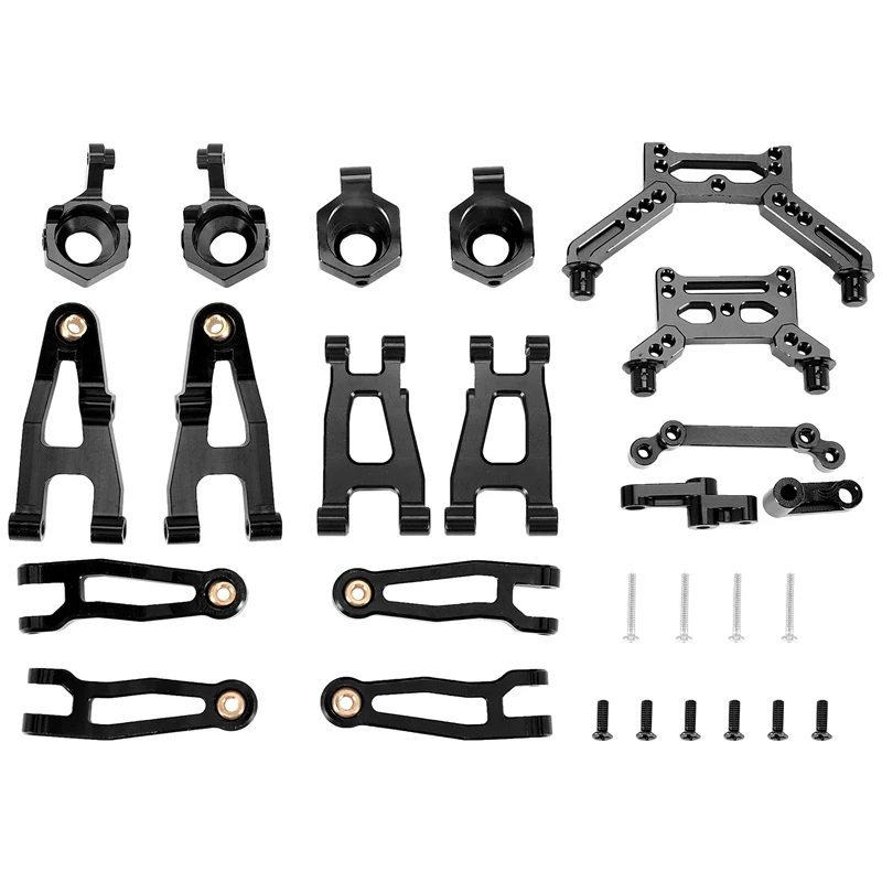 

Metal Upgrade Parts Kit Swing Arm for SG 1603 SG 1604 SG1603 SG1604 UDIRC UD1601 UD1602 1/16 RC Car Accessories,Black