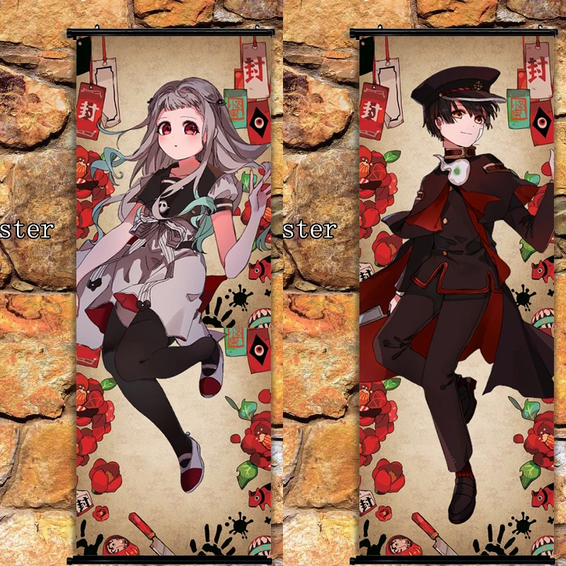 

Anime Poster Toilet-Bound Jibaku Shounen Hanako Kun Yashiro Nene Hanako Kun wall scroll Art Picture 105x40cm