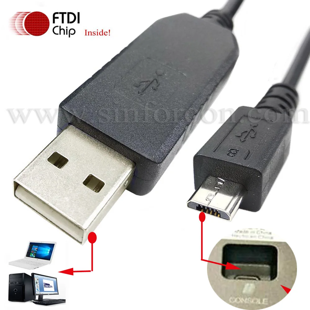 USB-микро-USB для Aruba AP203 AP303 AP344/345 AP504/505 AP514/515 A534/535 AP555 WiFi AP консоль кабеля AP-CBL-SERU JY728A