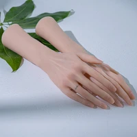 platinum silicone mannequin hand with flexible fingers and wrist for display