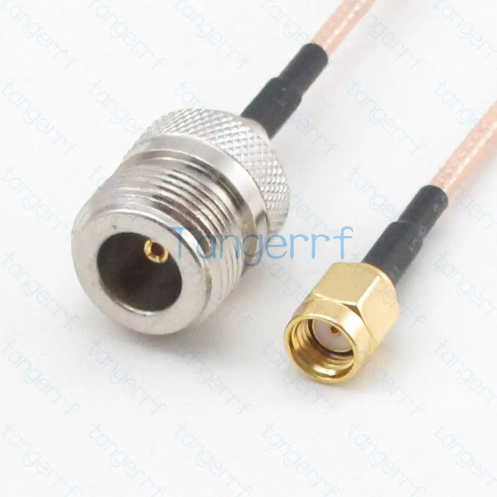 

High quality N-type female jack to RP-SMA male connector with RG316 RG-316 RF Coaxial Pigtail Jumper LOW Loss cable 8inch 20cm