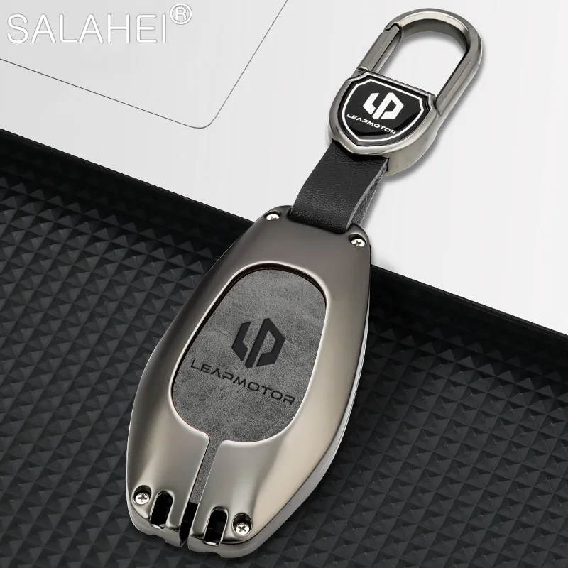 

Car Key Case Cover Holder Key Bag Shell Full Protection Fob For Leapmotor T03 S01 C11 C01 Keychain Auto Key Decoration Accessory