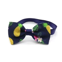 40hot pet collar bow tie easy wearing printing decorations bowknot dot collar tie pet accessories
