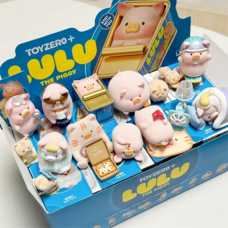 Новая Lulu Pig Associated Daily Blind Box Kawaii Piggy Аниме Фигурка Кукла-сюрприз Сумка Украшение