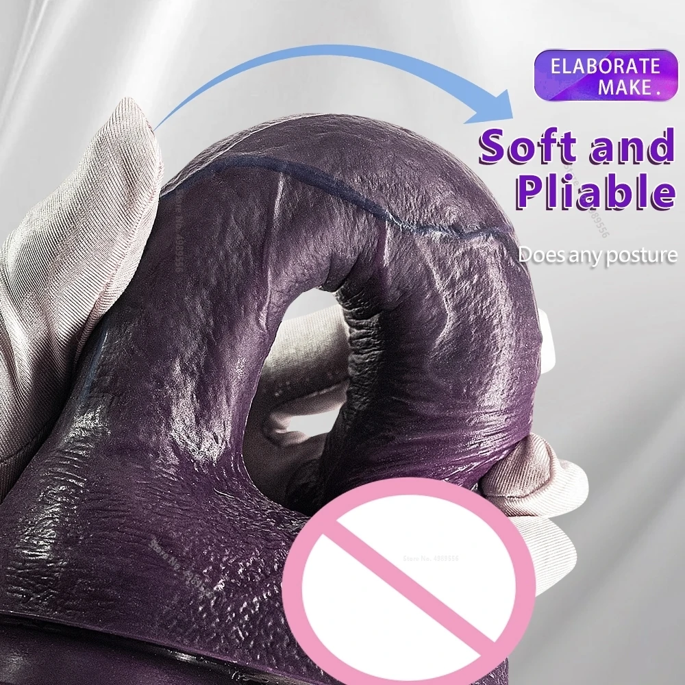 Фаллоимитатор для пениса секс-игрушки женский мастурбатор мягкая реалистичная