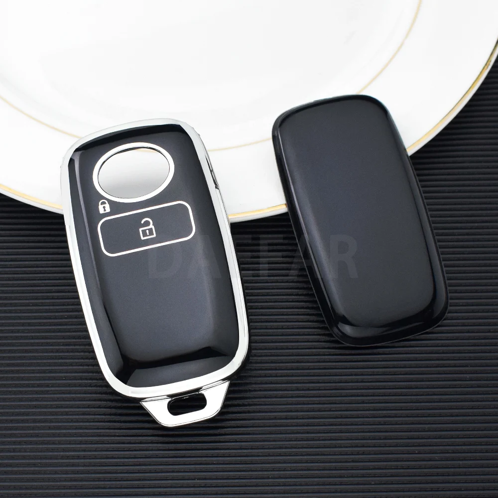 

Чехол для автомобильного ключа из ТПУ для Toyota Perodua Malaysia, 2 кнопки, защитный брелок для ключей от автомобиля, аксессуары, автомобильный брелок для ключей