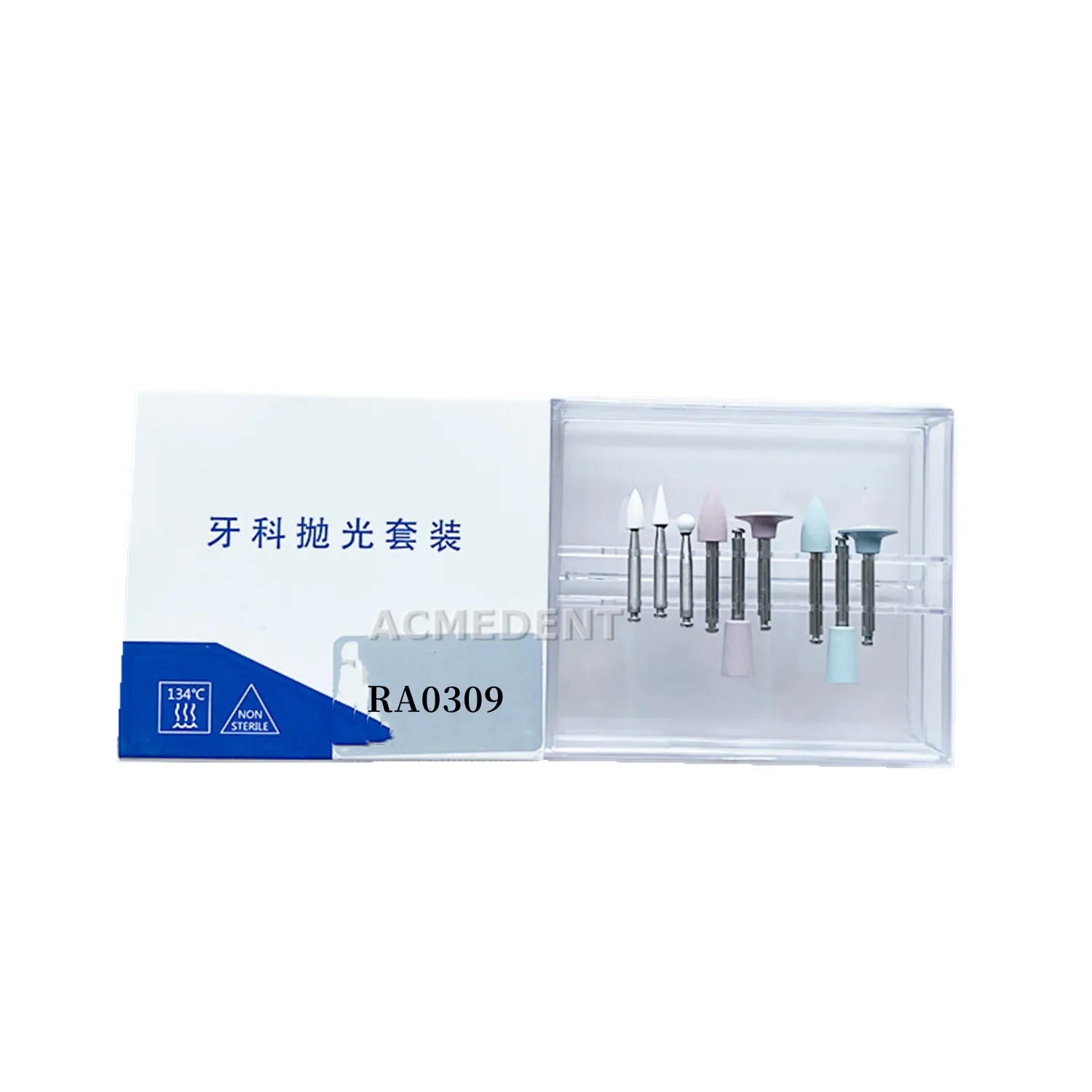

1~10Box Dental Silicone Grinding Heads Composite Polishing Low-Speed Handpiece Contra Angle Kit RA0309 Oral Polishing Kits