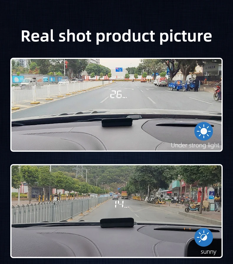 Фото Для Toyota FJ Cruiser, WAY ViRA, Celsior, FCV-R, RCV, Avensis, Premi: Автомобильный проектор HUD (Head Up Display) на лобовое стекло с OBD2, GPS и USB №1