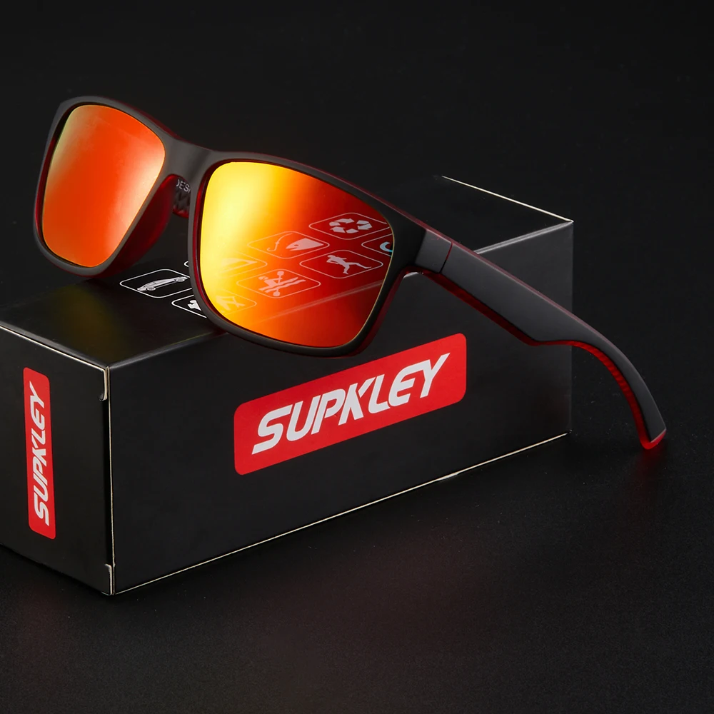 Спортивные поляризационные солнцезащитные очки BARCUR для мужчин и женщин