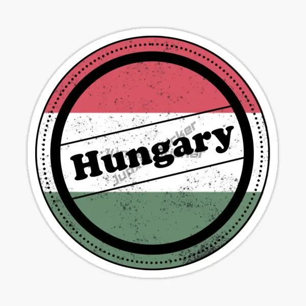 Венгерская овальная наклейка-устойчивая к атмосферным воздействиям-венгерский