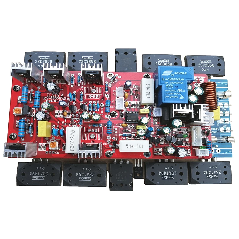 

Assembled 2SC3858 2SA1494 + C5200 A1943 tube NE5532 Op Amp 800W Powerful Amplifier Board / Mono Amp Board Stage Amplifer Board