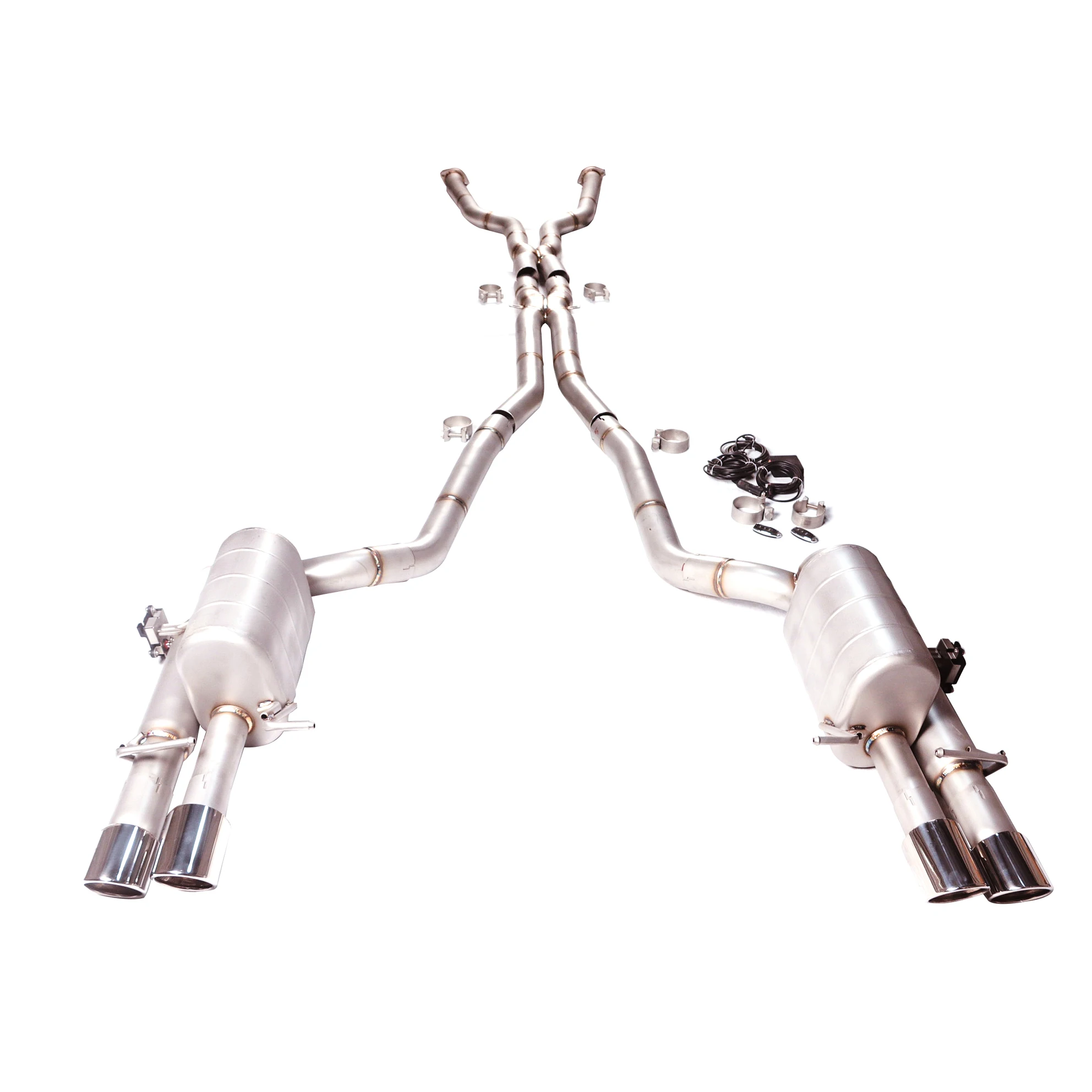 [Продукт на заказ] Для BMW M5 E60 5.0L V10 2006 2 75 &quotВысокопроизводительный глушитель Catback