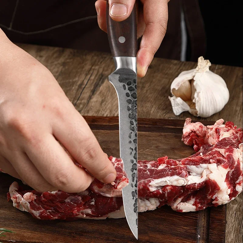 Набор профессиональных японских ножей шеф-повара кухонный комплект ручной ковки