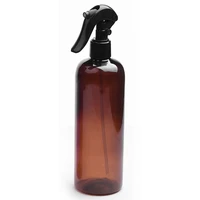 200ml amberbrown color plastic sprayer watering flowers water spray bottleplastic watering blow can with black trigger sprayer