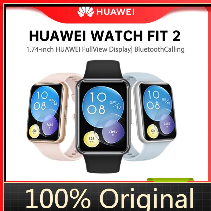 

Смарт-часы HUAWEI WATCH FIT 2, 1,74 дюйма, AMOLED, Bluetooth