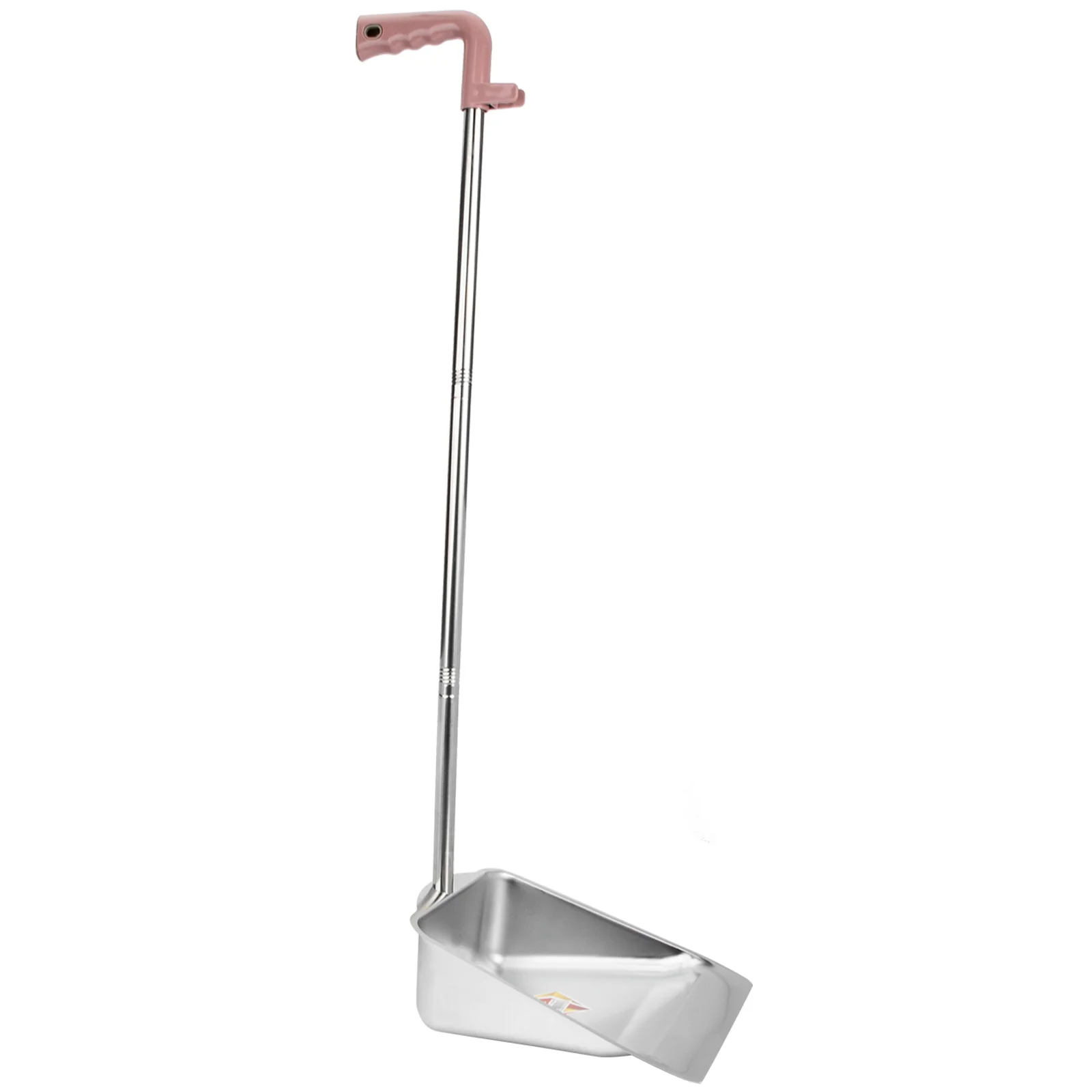 

Dustpan Pan Cleaningstainless Steel Garbagehandle Broom Sweeper Set Lobby Office Trash Standhandled Indoor Standing Waste Metal