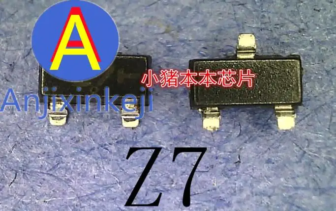 

30pcs 100% orginal new BZX84C8V2 BZX84-C8V2 Silkscreen: Z7 SOT-23