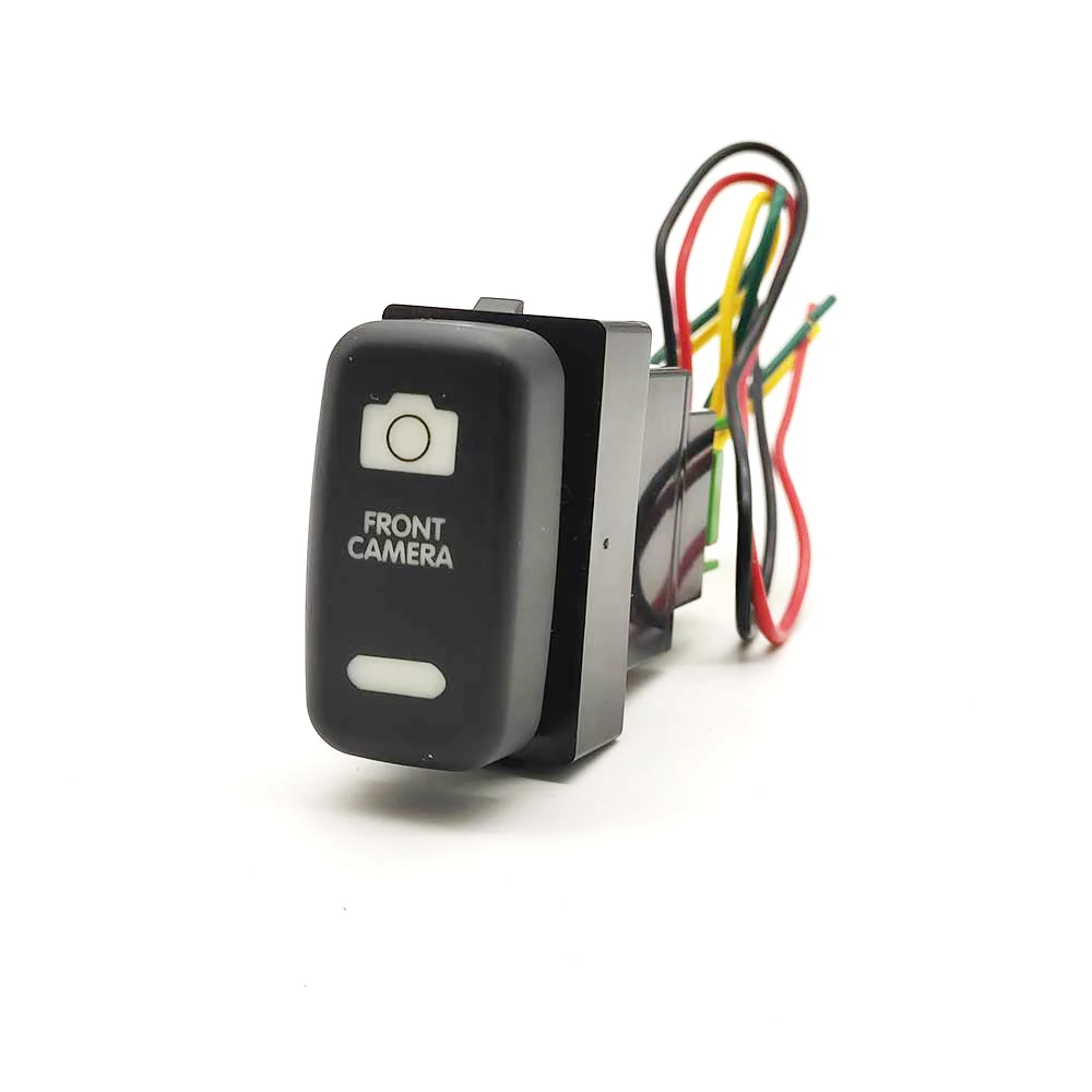 Автомобильный красный светодиодный DRL, передняя противотуманная фара, кнопка включения и выключения камеры для Mitsubishi Outlander 06-12 Lancer Pajero Triton L200 ASX