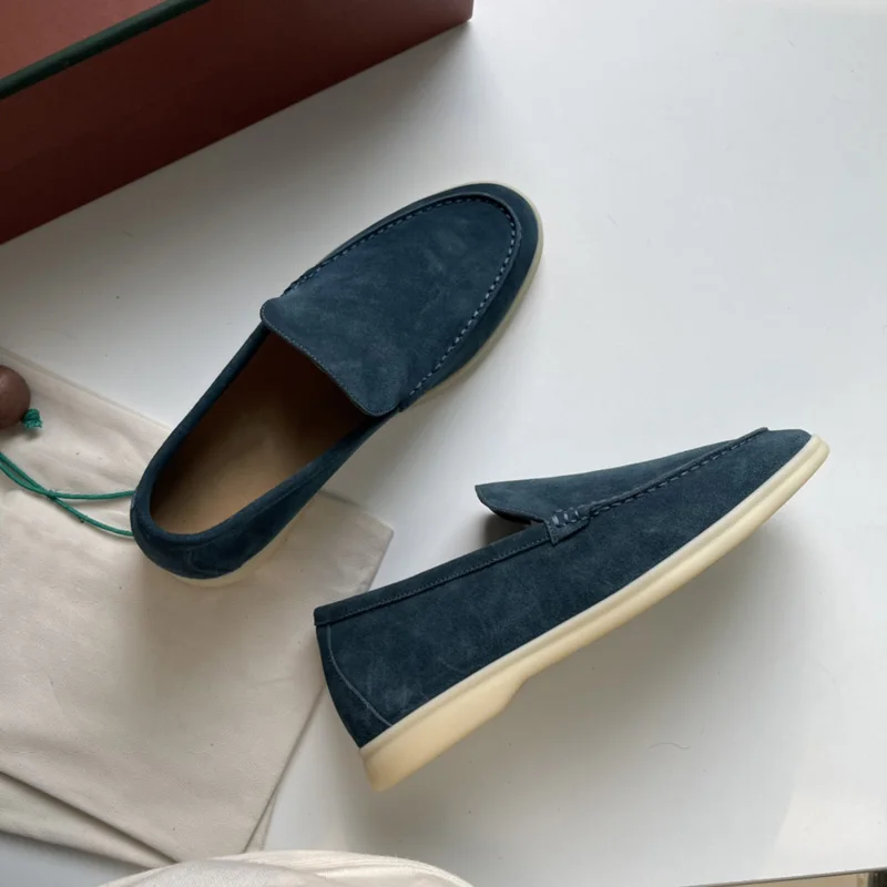 

Fashion Men's Shoes Luxury LP Brand Top Quality Handmade Trend Casual Loafers 2023 Summer New Comfortable Breathable Flatshoes