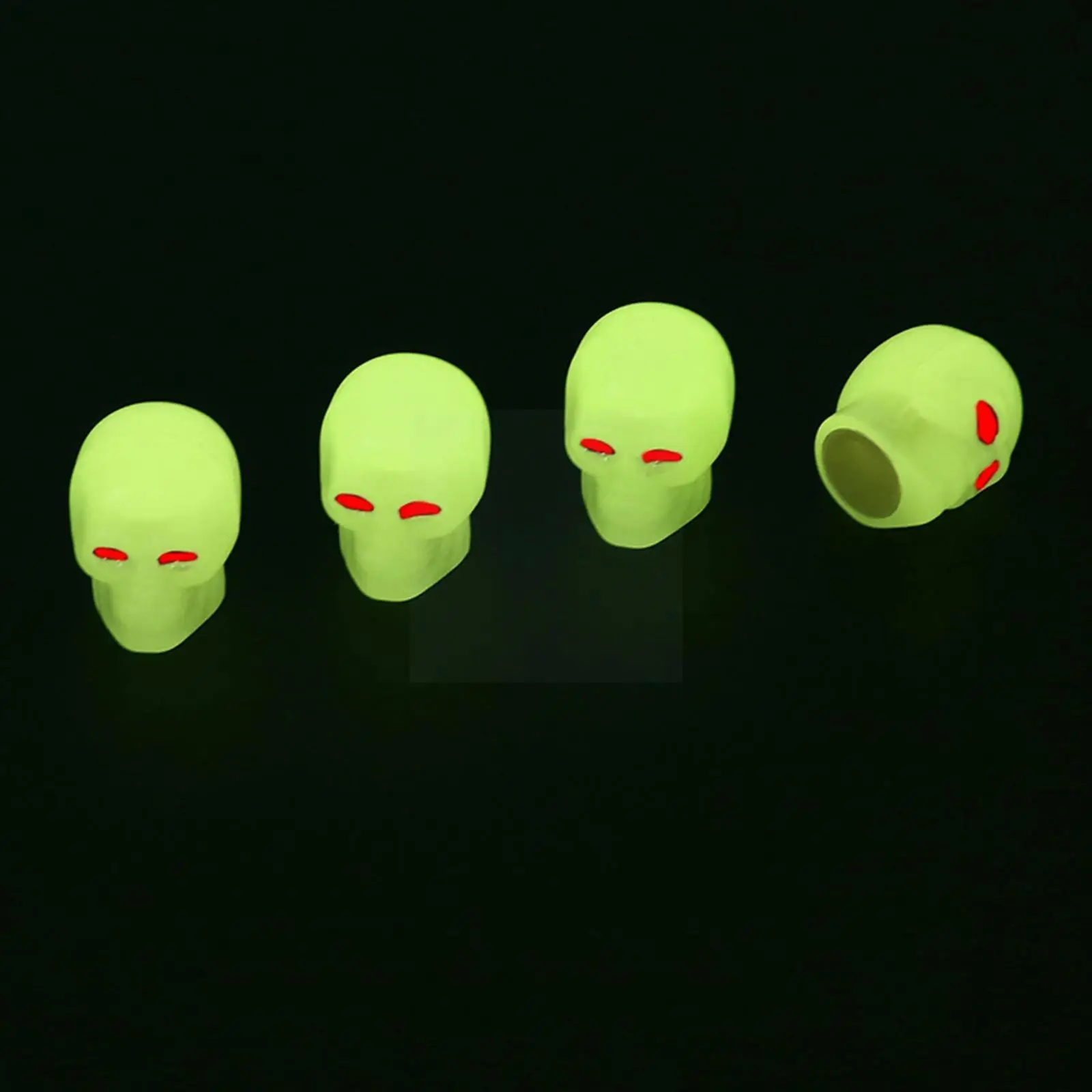 

Air Valve Tire 4pcs Luminous Valve Cap Dustproof ABS Valve Bicycle Car Plastic Car Applicable Accessories Cover Motorcycle P3Q2