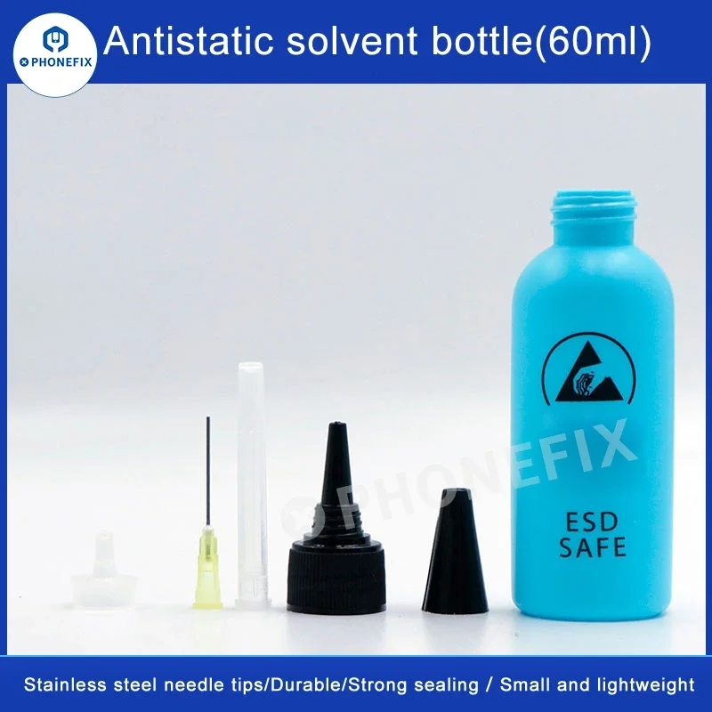 1/5 шт. 60 мл антистатическая бутылка для хранения растворителей прочная пайка