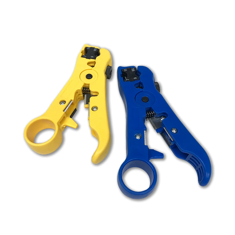 

Multi-functional Electric Stripping Knife Pliers Tools Coaxial Cable Wire Pliers Cutter Striper For UTP/STP RG59 RG6 RG7 RG11