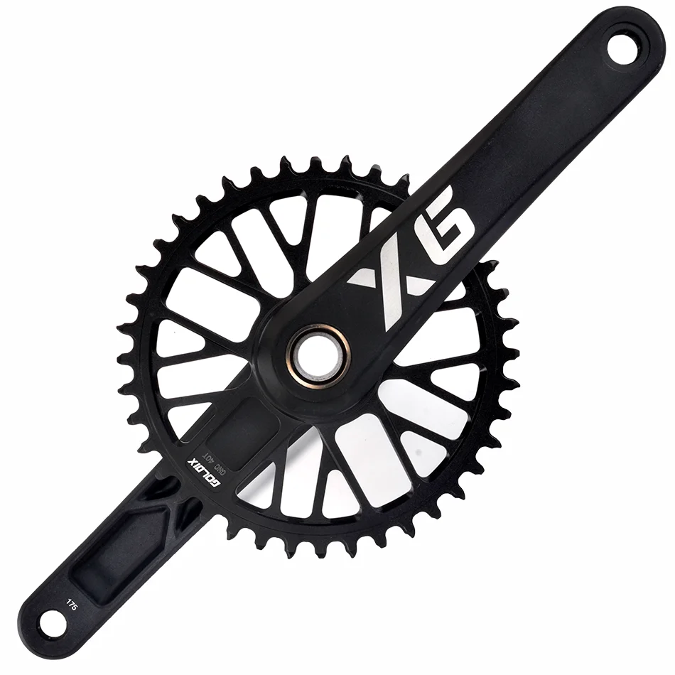 GOLDIX X6 шатун для горного велосипеда 170/175 мм длина рукоятка широкий узкий зуб