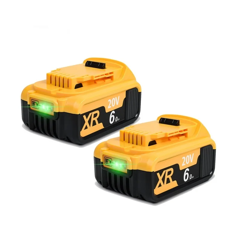 

DCB200 20V Max XR 6.0Ah lithium replacement battery for DeWalt 18V DCB184 DCB200 DCB182 DCB180 DCB181 DCB182 DCB201 DCB206 L50