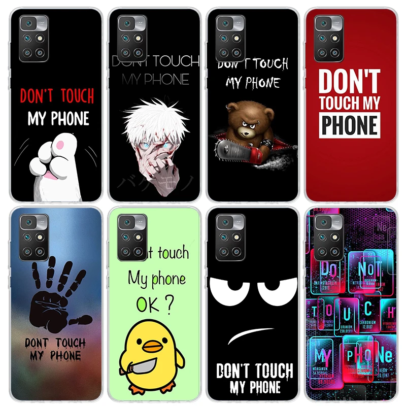 Чехол для телефона Не прикасайтесь к моей Xiaomi Redmi 12C 12 10A 10C 10X 10 9A 9C 9T 9 8A 8 7A 7 6A 6 Pro K70 K60