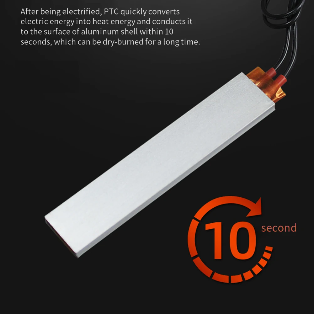 220 В 100x21x5 мм Нагревательная пластина PTC Температура нагревательного элемента 60-270