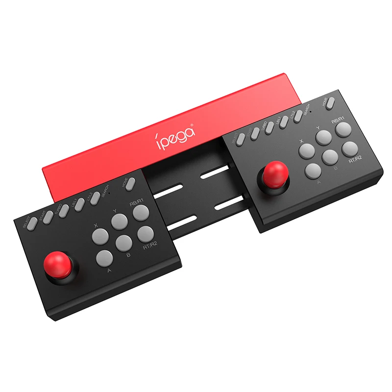 

Ipega 2 in 1 Game Controller Double Joystick 2-players Stretchable Gamepad for Android PC PS3 Nintendo Switch PS5 Playstation 4