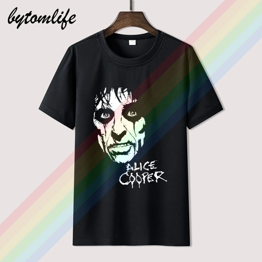 

ALICE COOPER T SHIRT ROCK LEGEND TOUR MUSIC RETRO VINTAGE BIRTHDAY GIFT Printed T-Shirt Men Cotton T-Shirt New Style