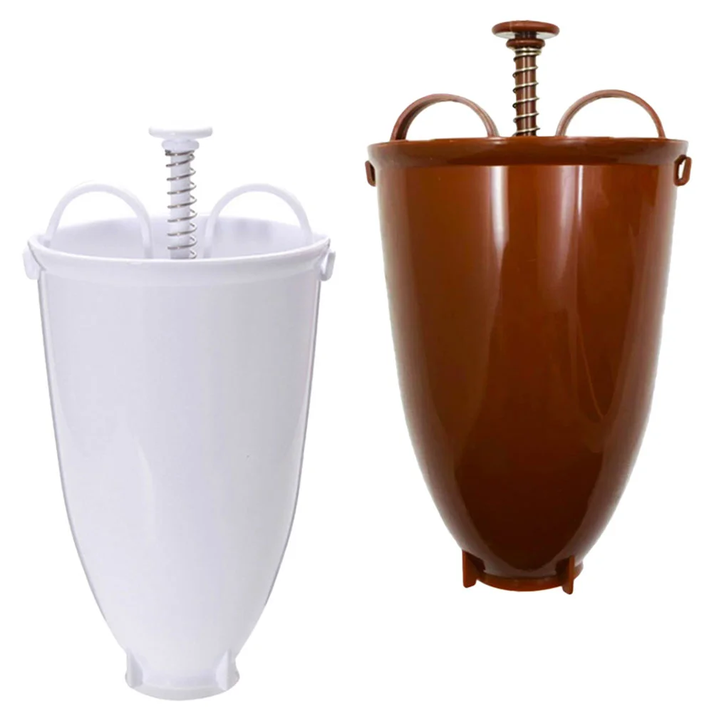 

2 Pcs New York City Cupcake Mold Manual Doughnut Maker Making Creative Tool Muffin Baking Home Plastic Accessory DIY