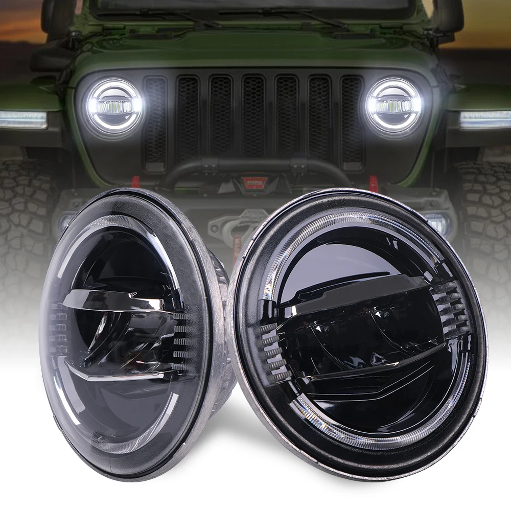 

Motorcycle Car Headlight High Low Beam Round 7 inch Led Headlights for motorcycle Universal